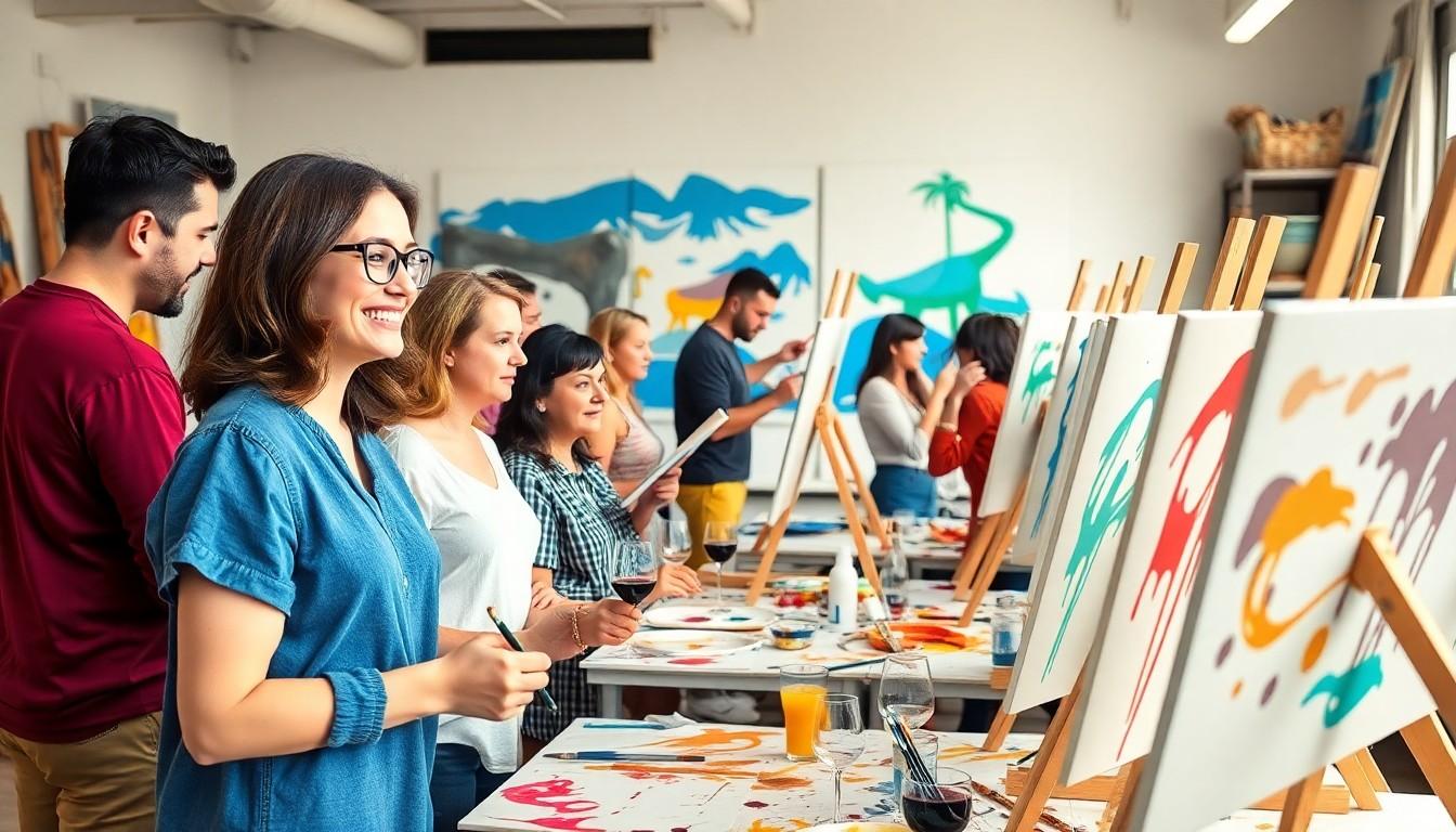 adult painting classes near me
