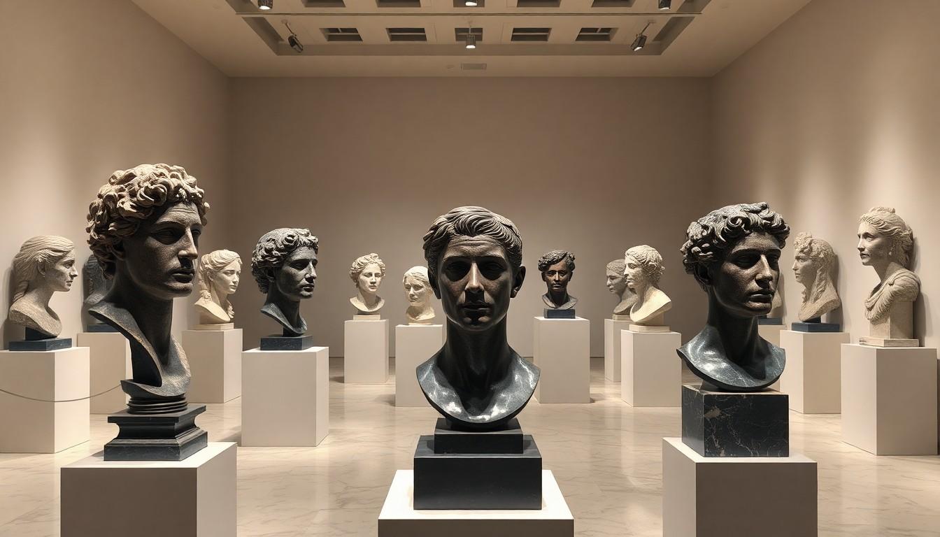head sculpture