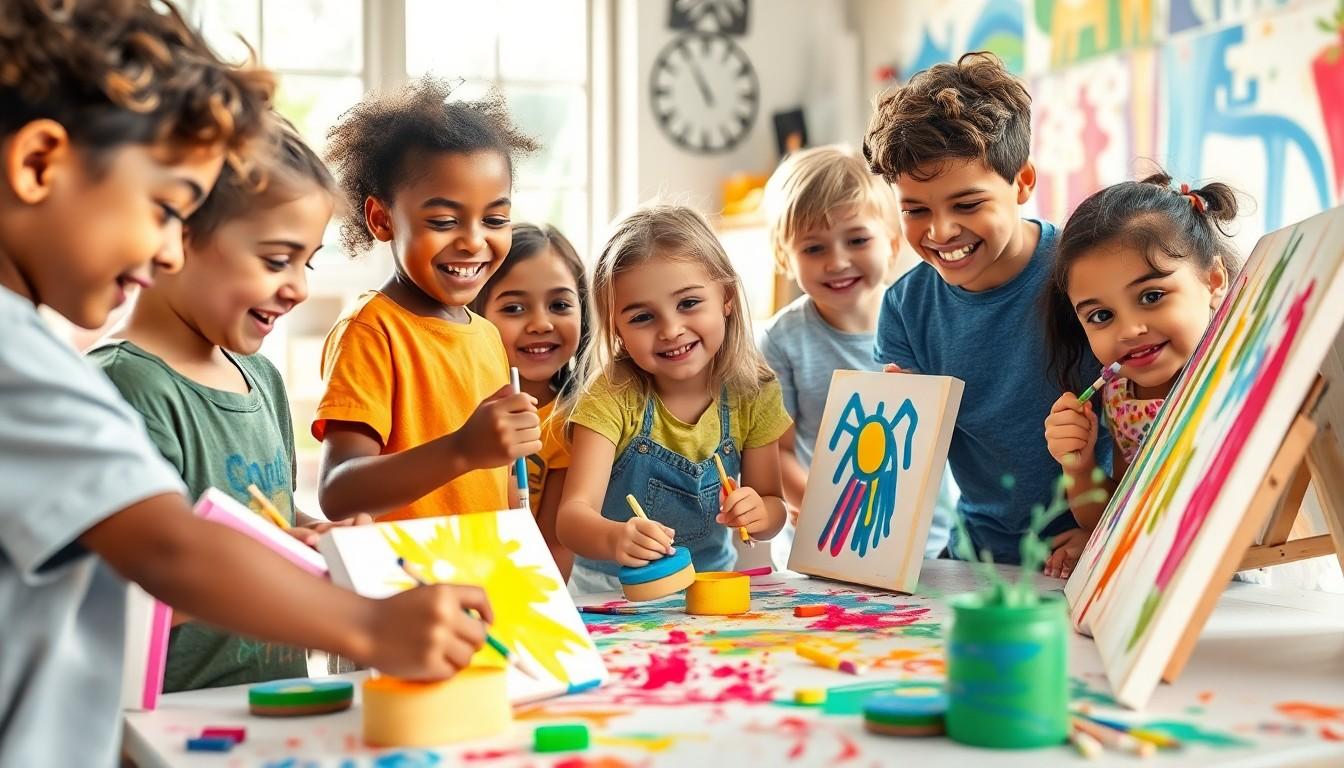 canvas painting ideas for kids
